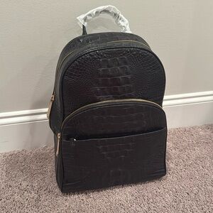 NWT Brahmin Dartmouth Backpack Black Barker